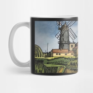 Walberswick Windmill Suffolk England Landscape Mug